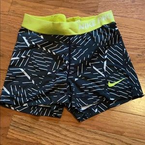 Black and White Nike Pros
